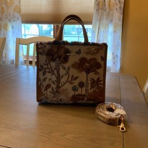 Spartina purse very gently used and brand new shoulder strap